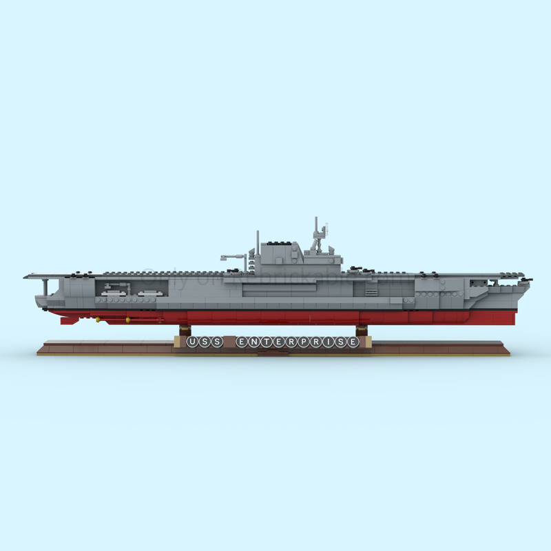 LEGO MOC200533 USS Enterprise CV6 by BespokeLegoDesigns Rebrickable