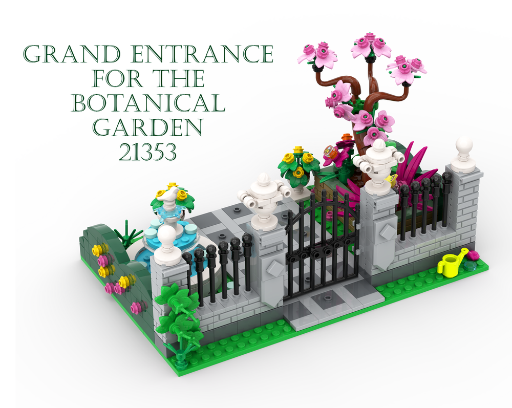 LEGO MOC Grand Entrance for The Botanical Garden 21353 by Tartan