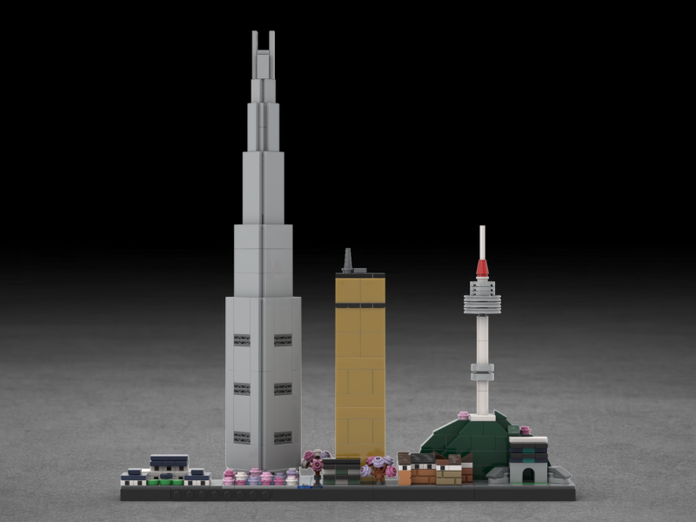 LEGO MOC Seoul Skyline by Skyline_Lover Rebrickable Build with