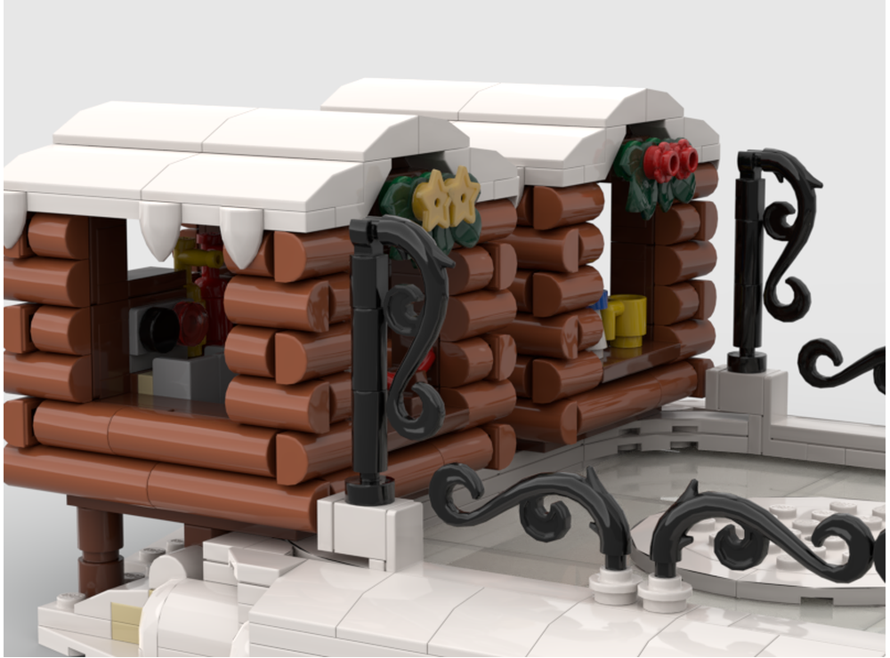 LEGO MOC Winter village ice skating rink by Peter2511 | Rebrickable ...