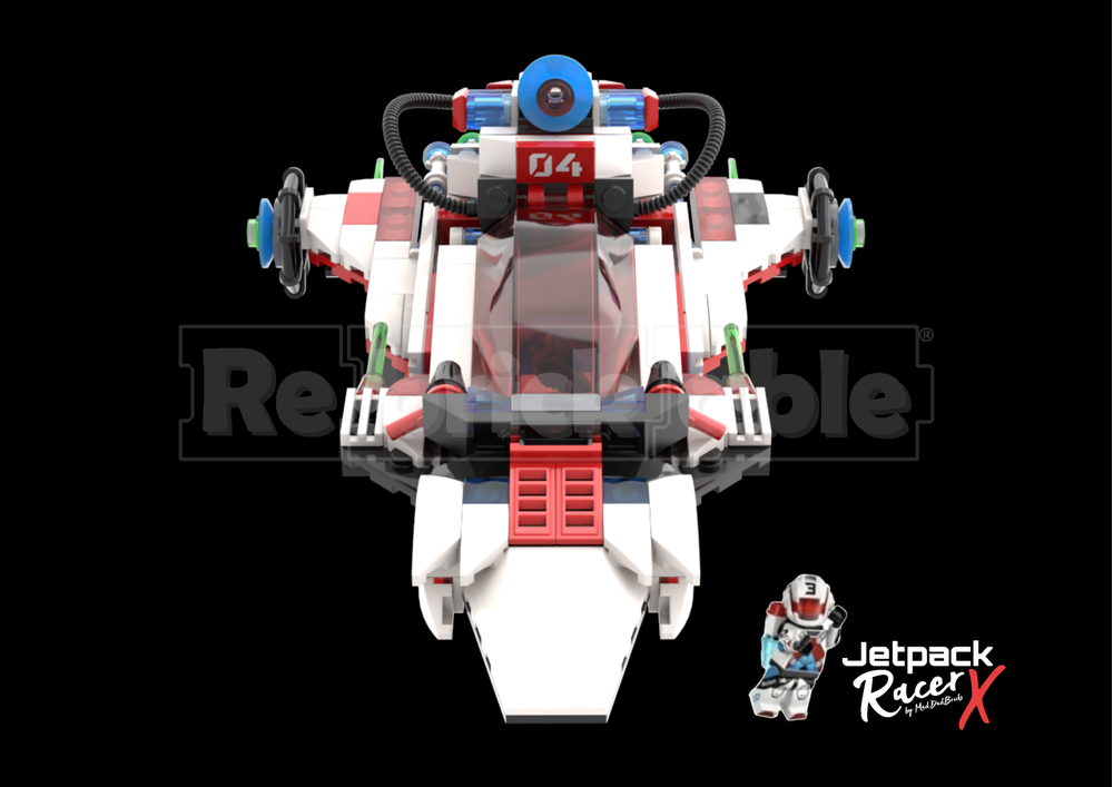 LEGO MOC-200555 Jetpack Racer X by MadDadBricks | Rebrickable - Build ...