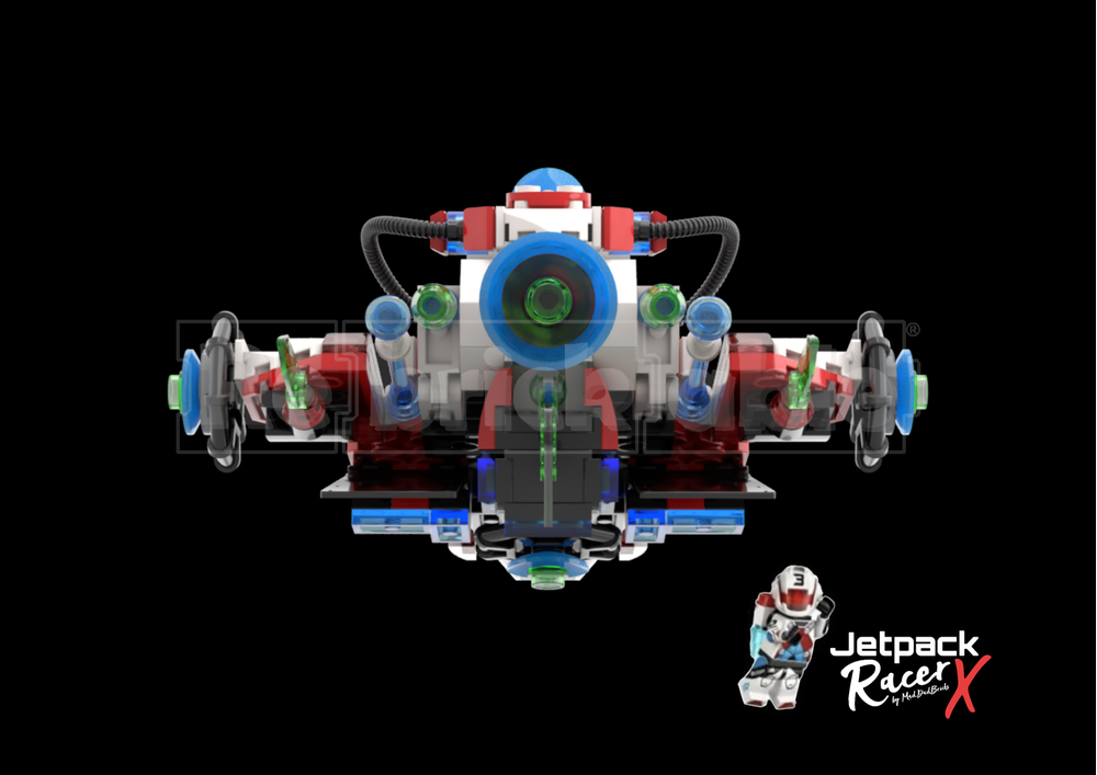 LEGO MOC-200555 Jetpack Racer X by MadDadBricks | Rebrickable - Build ...