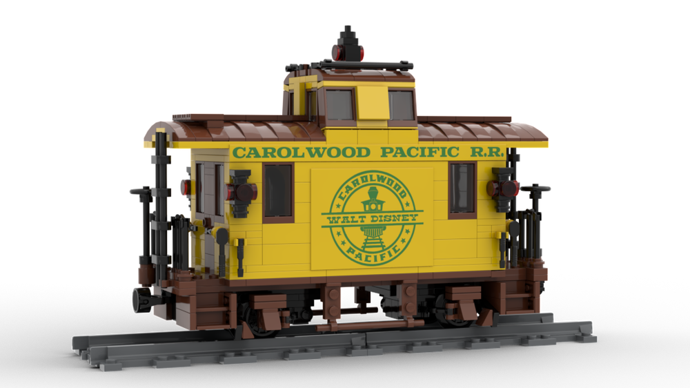 LEGO MOC Carolwood Caboose by Yellow.LXF | Rebrickable - Build with LEGO