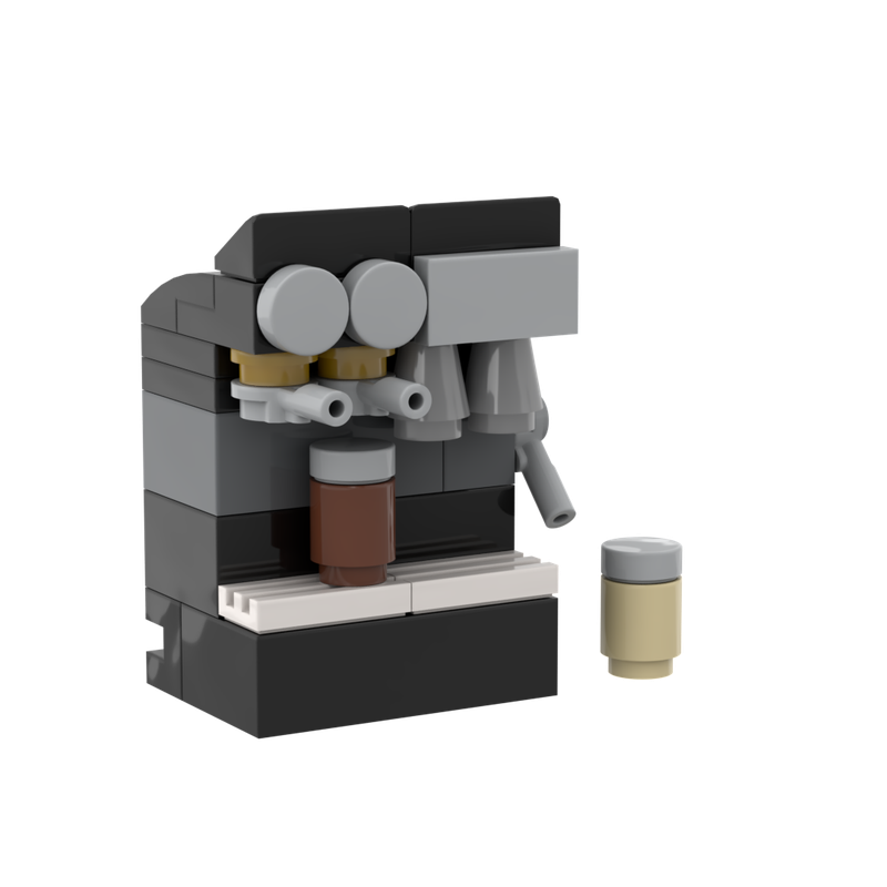 LEGO MOC 11005: Coffee Machine by BrickAlchemist | Rebrickable - Build ...