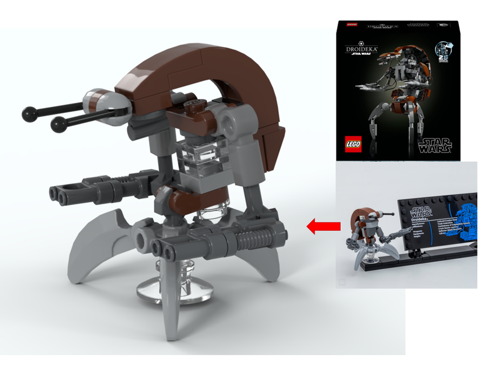 MOC-200712 75381 Droideka Alternate Build - Better look