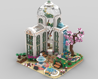 LEGO MOC 41757 x2 High-Rise Botanic Garden by crazy8ron