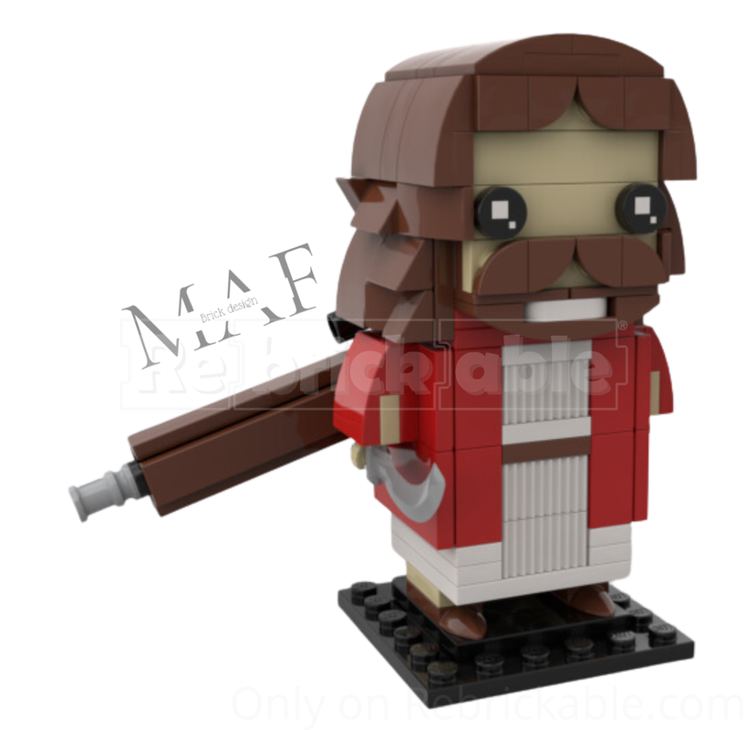 LEGO MOC-200754 Combat Jesus Brickheadz by AlessandroMaffioli ...