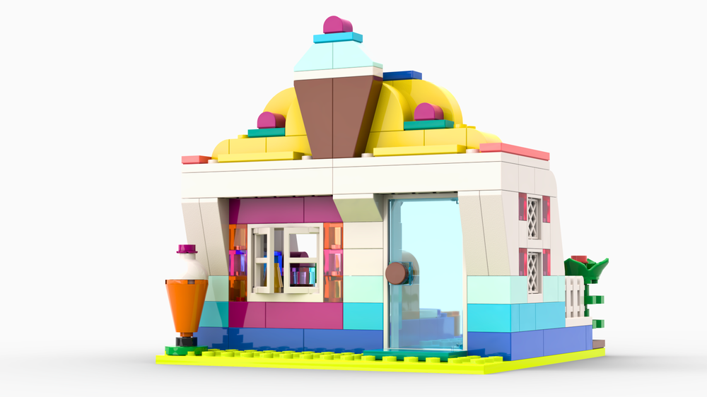 LEGO MOC-200966 11038 Ice cream parlour by Lenarex | Rebrickable ...