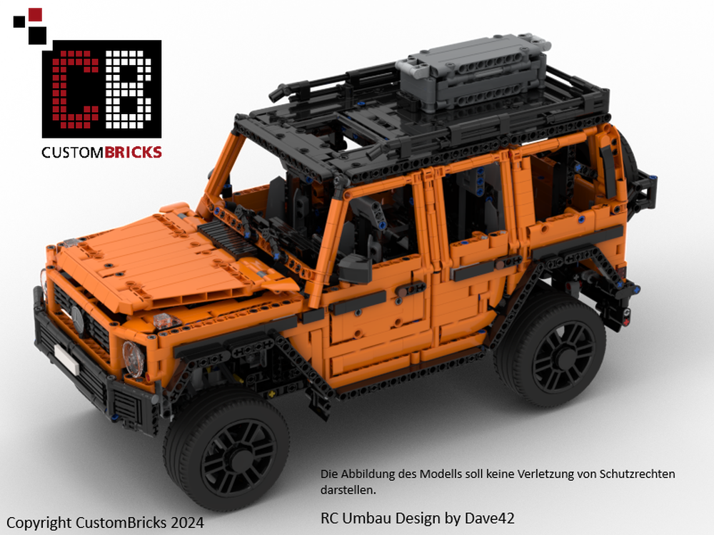 LEGO MOC Mercedes-Benz G 500 PROFESSIONAL Line 42177 - RC modification ...