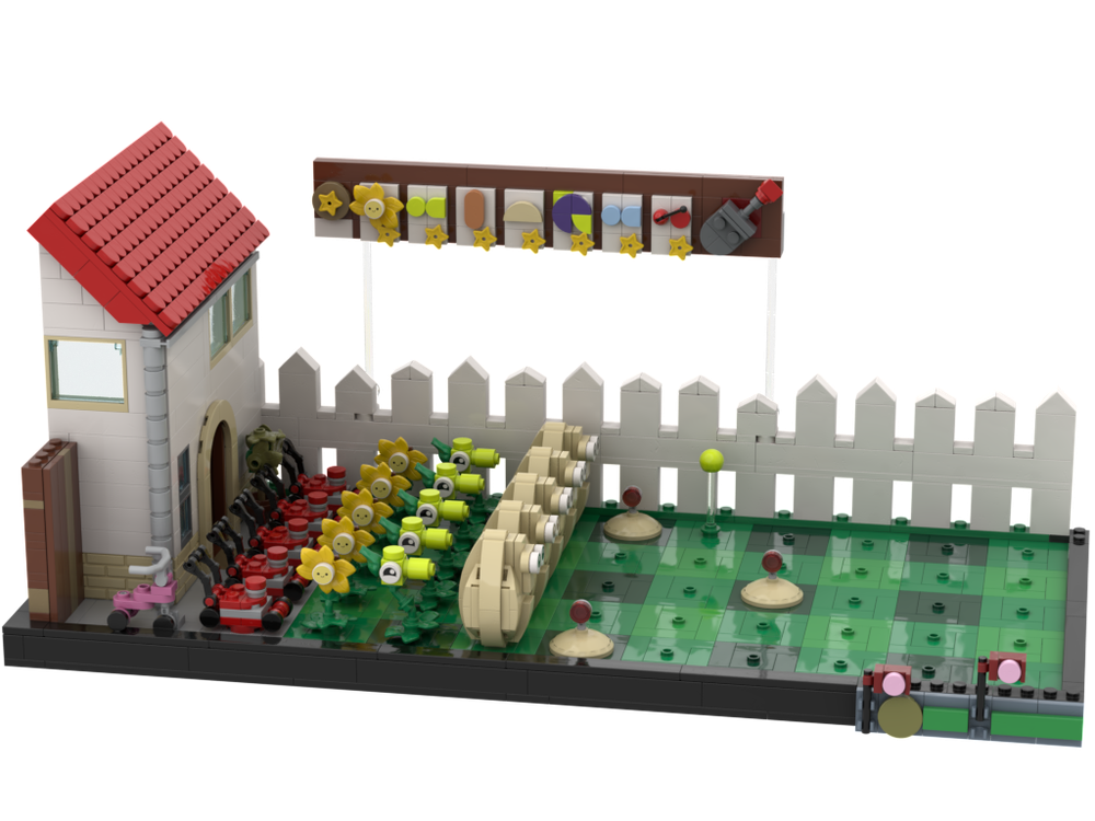LEGO MOC-201152 plants vs zombies by Buttermaster42 | Rebrickable - Build  with LEGO