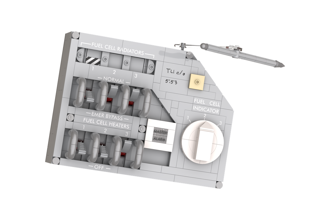 LEGO MOC Apollo 11 Master Alarm Instrument Panel- 1:1 Scale- 55th ...