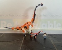 LEGO MOC-201371 31129 Giraffatitan and Elaphrosaurus by