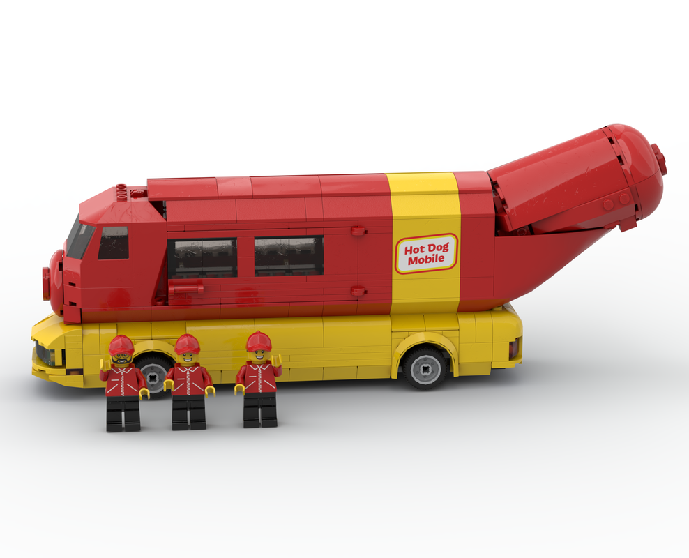 LEGO MOC-201459 Hot Dog Mobile by sydtropolis | Rebrickable