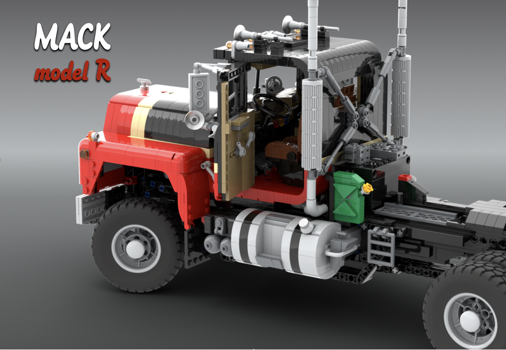 LEGO MOC-201524 MACK Model R RC 6x6 1:13 by Mani91 | Rebrickable ...