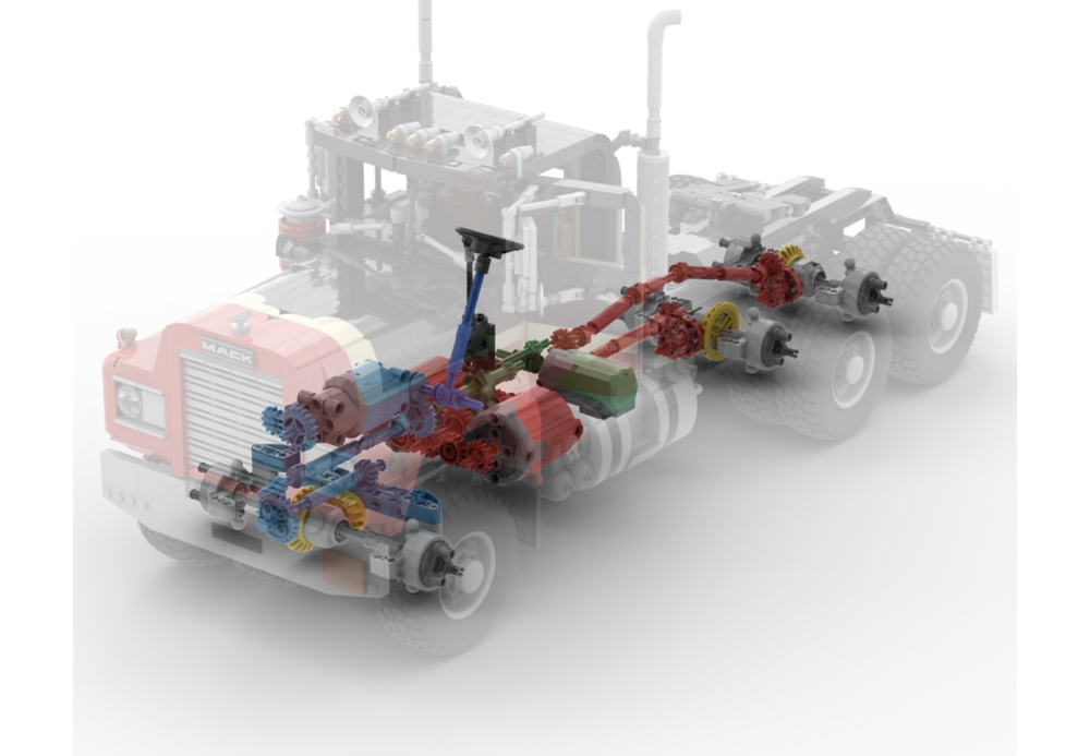 LEGO MOC-201524 MACK Model R RC 6x6 1:13 by Mani91 | Rebrickable ...