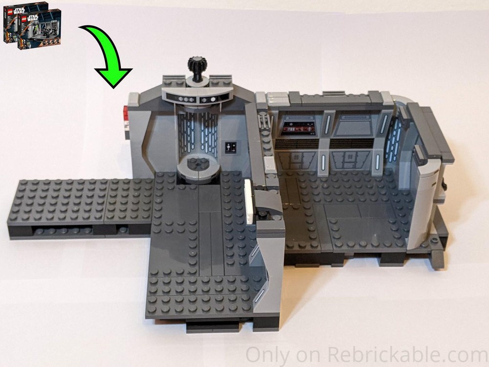 LEGO MOC-201546 Modular Imperial Hallway 75324x2 by dmonti79