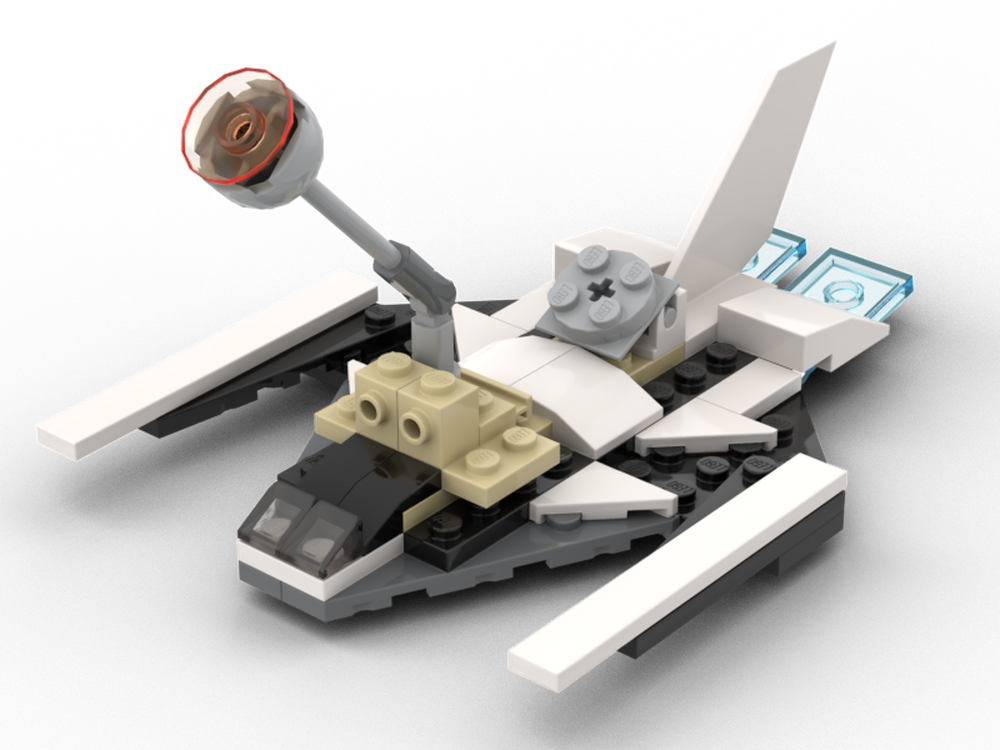 LEGO MOC Leftovers Space Explorer - from 31134-1 Astronaut build