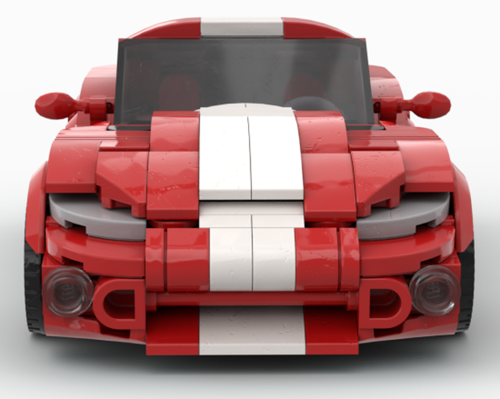 LEGO MOC Lego MOC Dodge Viper GTS Red with White Stripes by zeilke ...