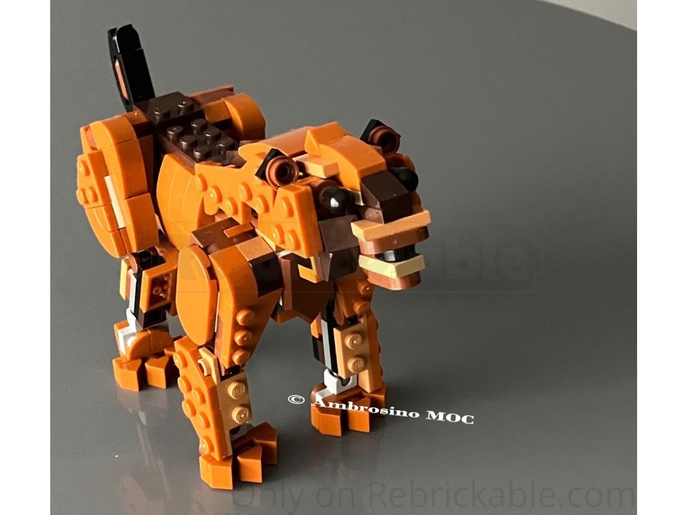 LEGO MOC-201656 31154 Homotherium latidens cub by Ambrosino ...