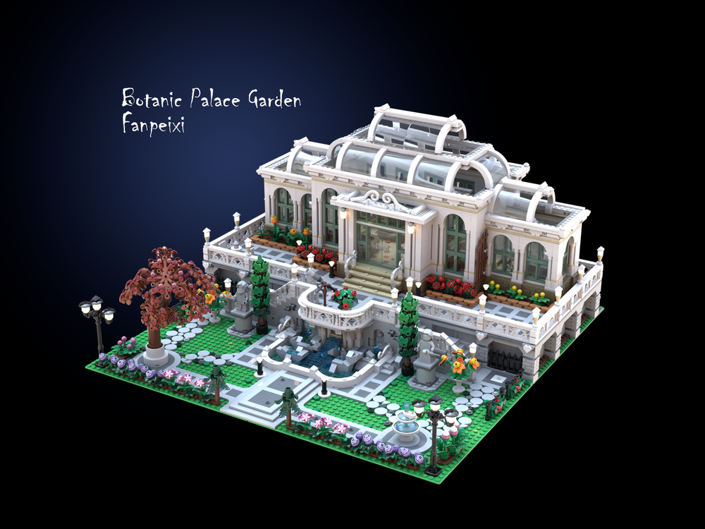 LEGO MOC-201703 Grand Botanic Palace Garden by Fanpeixi | Rebrickable ...