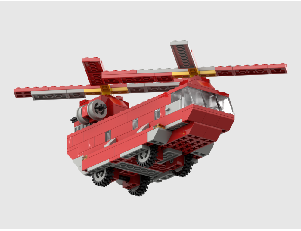 LEGO MOC Tandem Rotor Helicopter by Raptor9889 | Rebrickable - Build ...