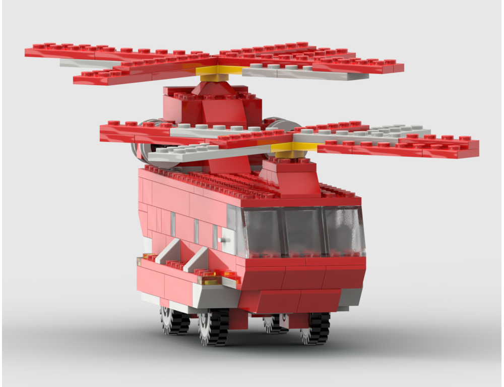 LEGO MOC Tandem Rotor Helicopter by Raptor9889 | Rebrickable - Build ...