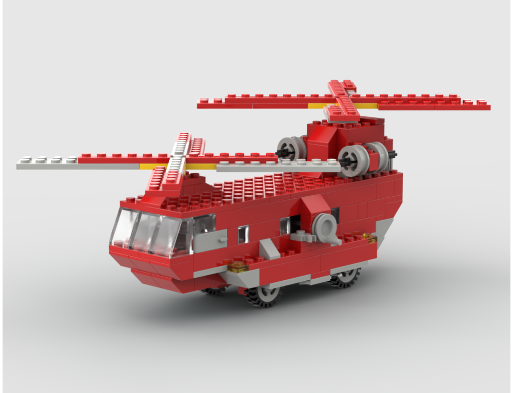 LEGO MOC Tandem Rotor Helicopter by Raptor9889 | Rebrickable - Build ...
