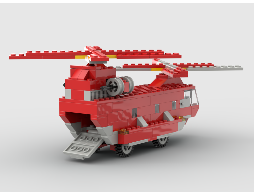 LEGO MOC Tandem Rotor Helicopter by Raptor9889 | Rebrickable - Build ...