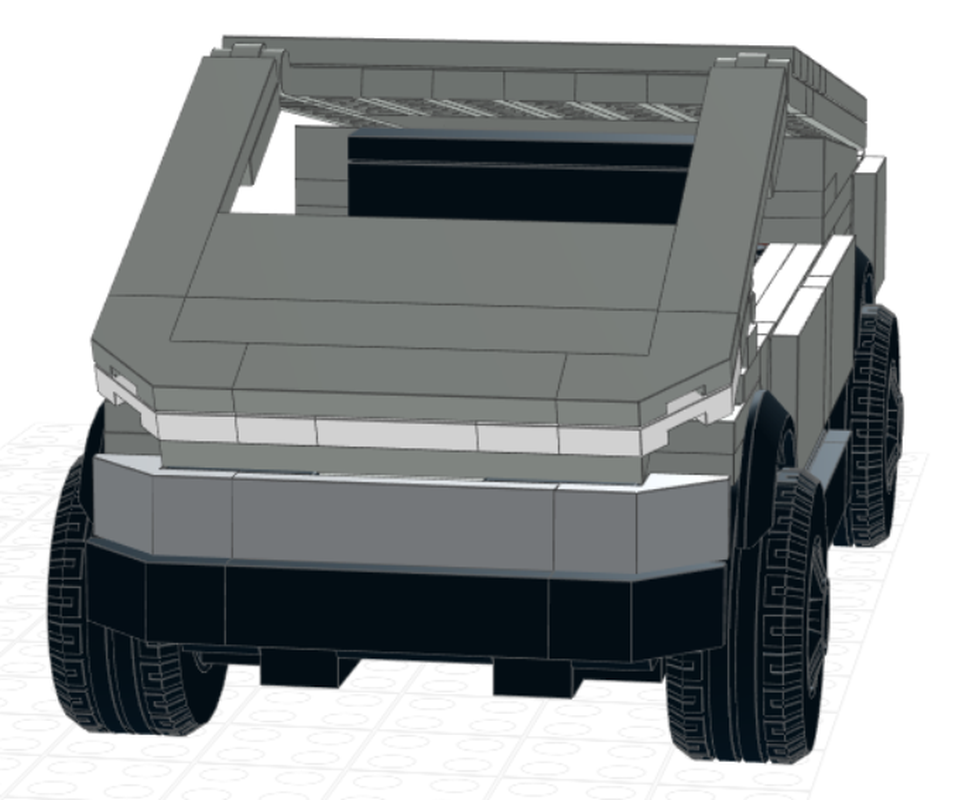 LEGO MOC-201964 Tesla Cybertruck by brick.9 | Rebrickable - Build with LEGO