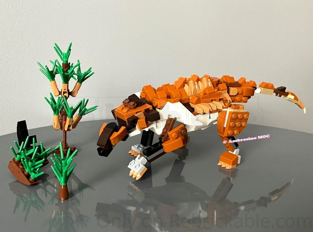 LEGO MOC 31154 real color Borealopelta by Ambrosino | Rebrickable