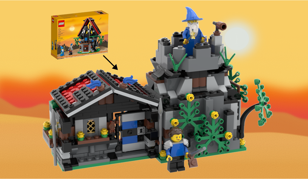 LEGO MOC-194567 40601 Old Knight's Castle by PeterSzabo | Rebrickable ...