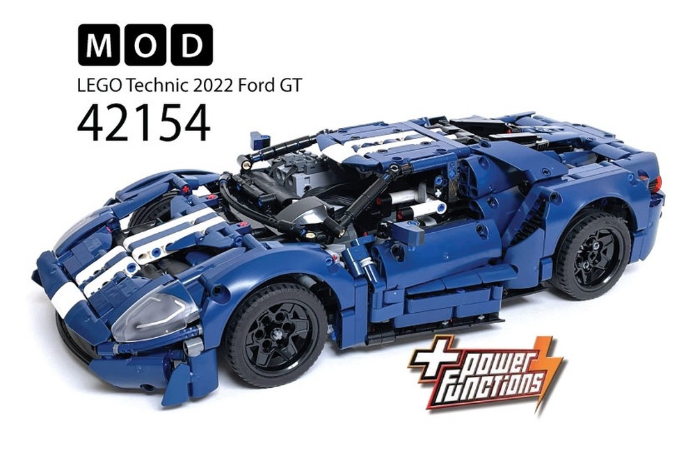 LEGO MOC 42154 Ford GT RC MOD for Power Function Motors by otrans
