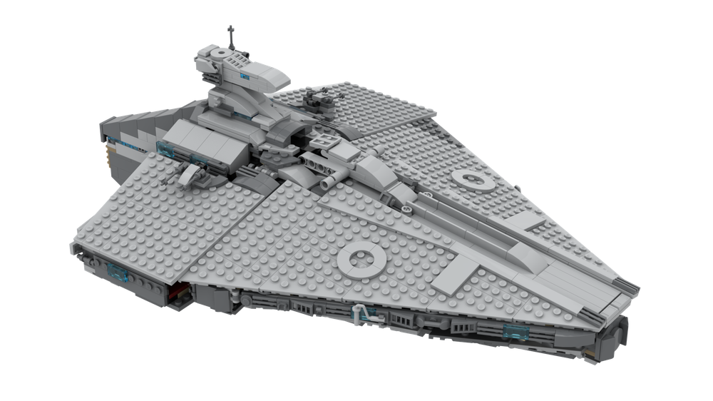 LEGO MOC Acclamator-class playset - 75257 alternative + Republic colour ...