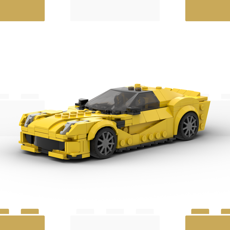 LEGO MOC Ferrari F12 TDF by Brick My Ride Rebrickable Build with LEGO