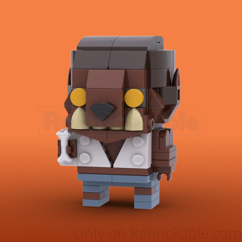 LEGO MOC Werewolf by SkyCaptain Rebrickable Build with LEGO