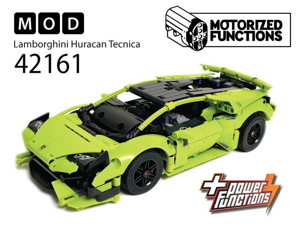 LEGO MOC-202459 42161 람보르기니 Huracan Tecnica RC MOD for Power