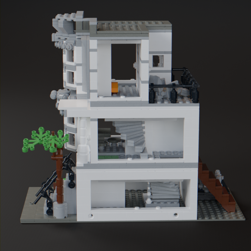 LEGO MOC-202691 Row House Modular Building by CubesCustoms ...