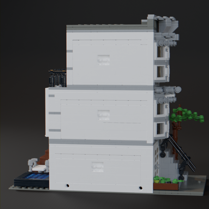 LEGO MOC-202691 Row House Modular Building by CubesCustoms ...
