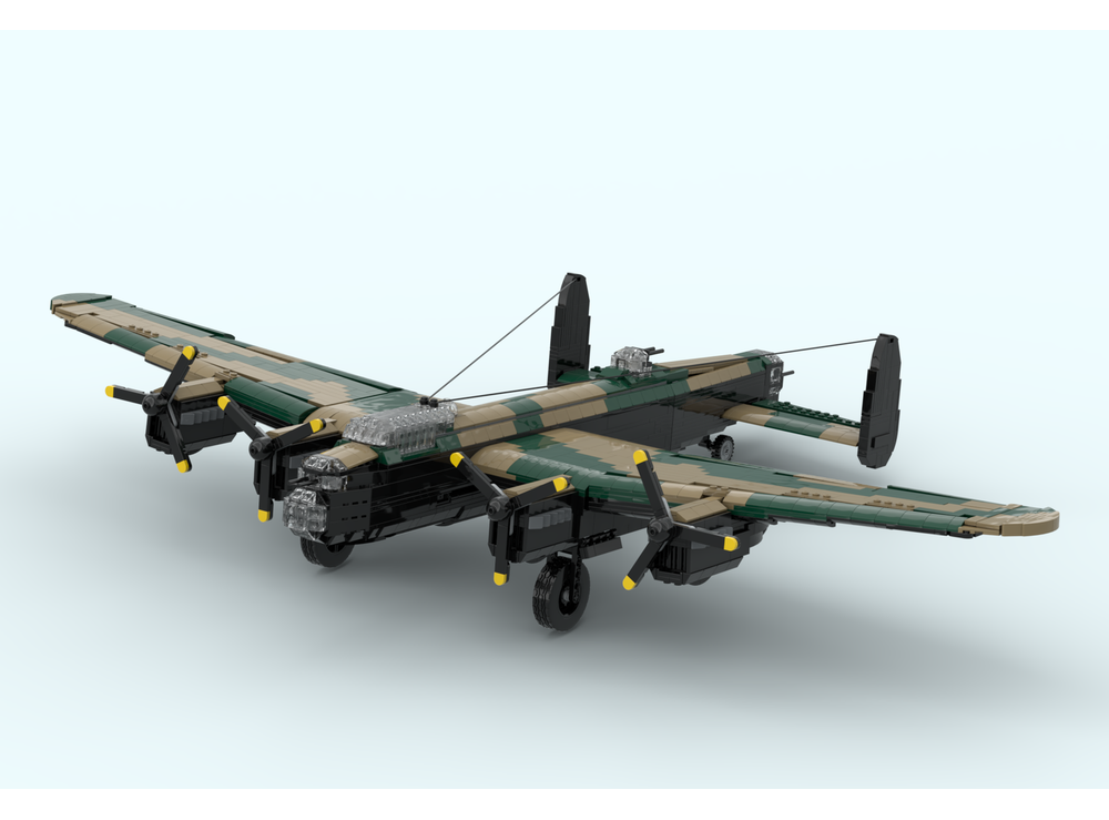 LEGO MOC Avro Lancaster B Mk.III four engine bomber 1 35 by Soiij Rebrickable Build with LEGO