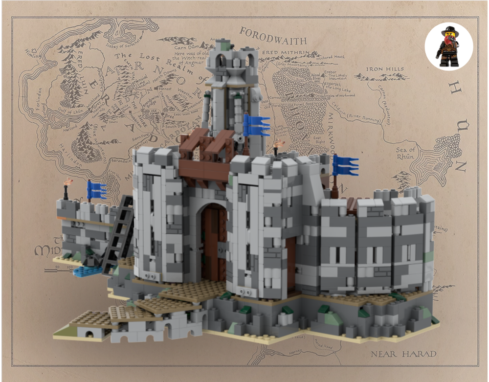 LEGO MOC LOTR Helm's Deep (2x 31120) by MIJbricks Rebrickable