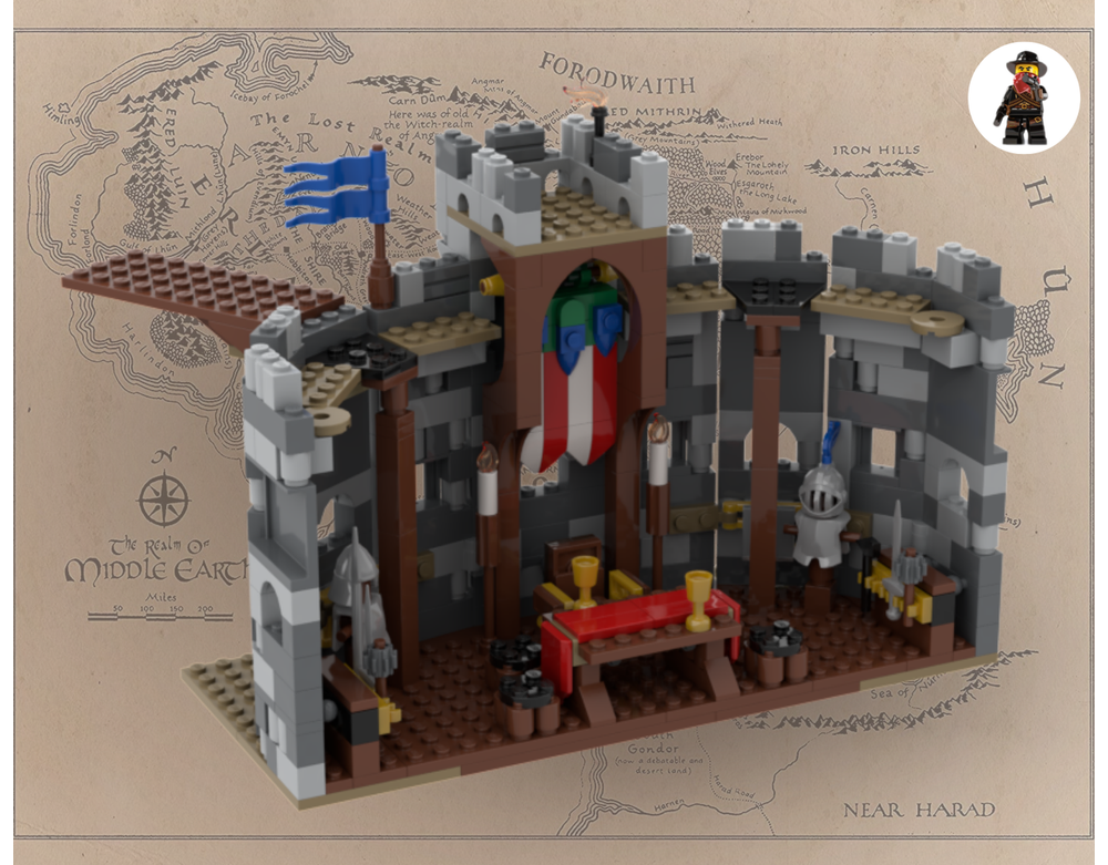 LEGO MOC LOTR Helm's Deep (2x 31120) by MIJbricks Rebrickable