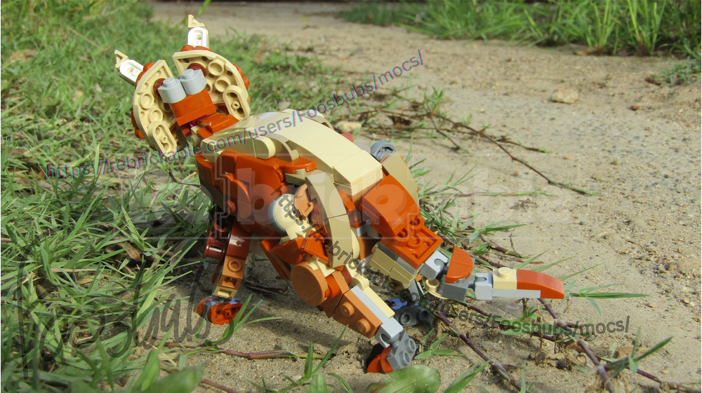 LEGO MOC-202762 31150 Triceratops horridus 1:32 scale by Foosbubs