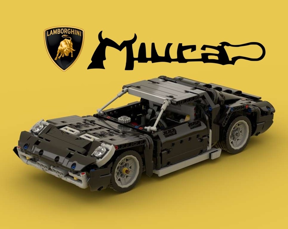 まりも LEGO MOC 42111 Lamborghini Miura by stephane85 | Rebrickable
