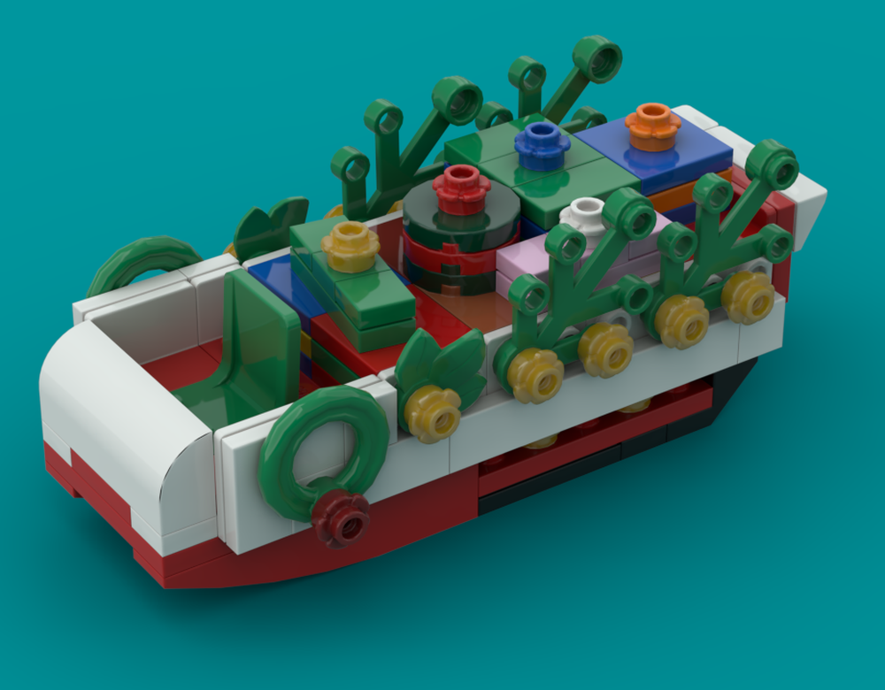 LEGO MOC Santa's Sleigh by AlanMcLeod | Rebrickable - Build with LEGO