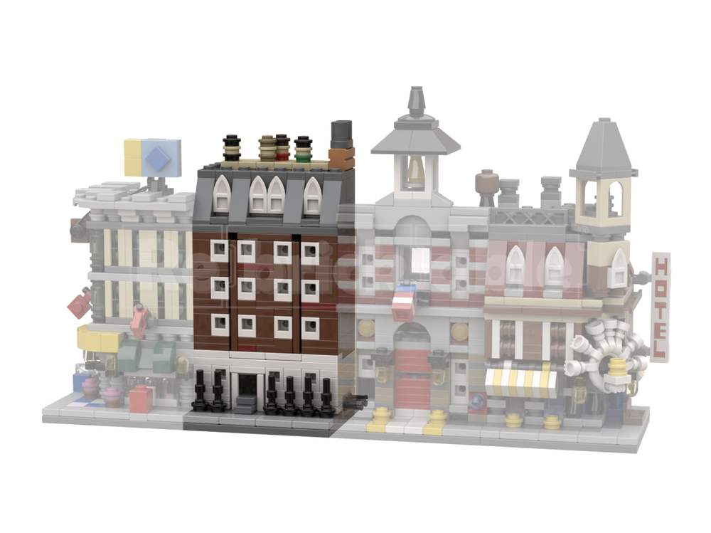 LEGO MOC Mini modulars : The Beatles - 3 Savile row by raguidel ...