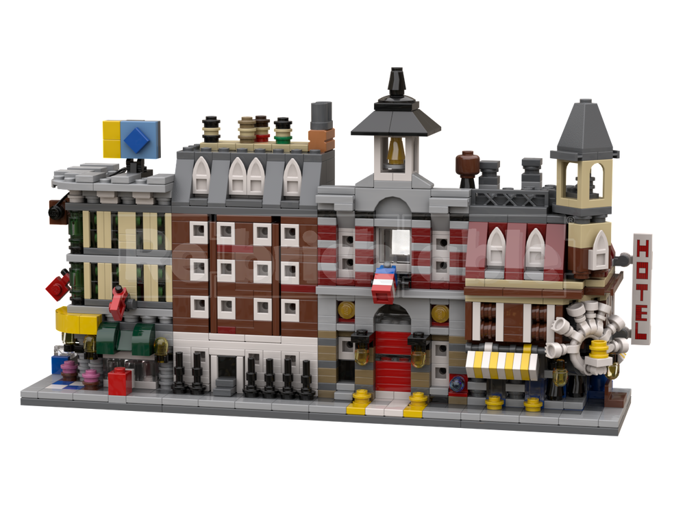 LEGO MOC Mini modulars : The Beatles - 3 Savile row by raguidel ...