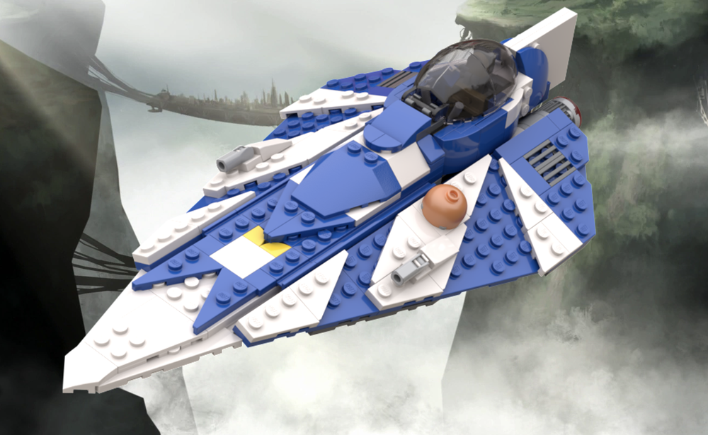 LEGO MOC Plo Koon's Starfighter by RubyWalrus8275 | Rebrickable - Build ...