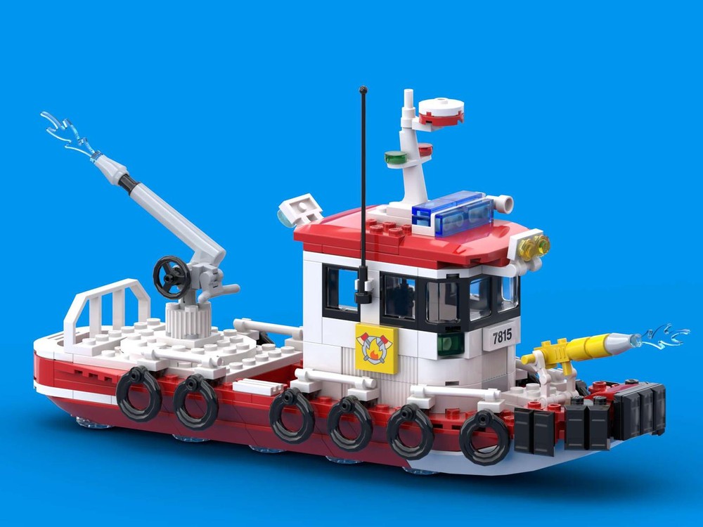 LEGO MOC-203112 Classic Fire Boat (Ship No. 4) by fidi70 | Rebrickable ...
