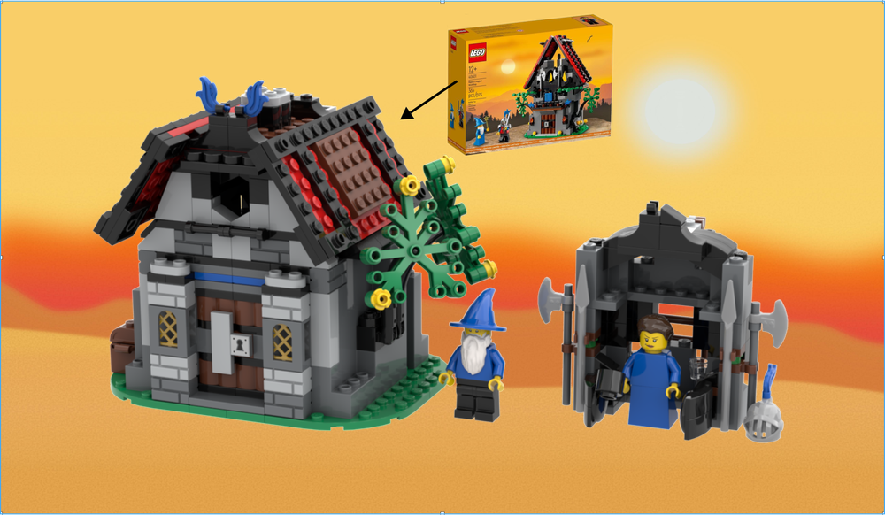 LEGO MOC-194567 40601 Old Knight's Castle by PeterSzabo | Rebrickable ...