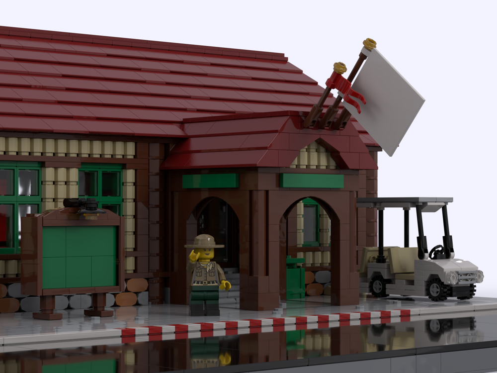 LEGO MOC National Park Ranger Station by Artifice | Rebrickable - Build ...